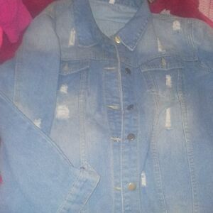 Distressed Denim Jacket
